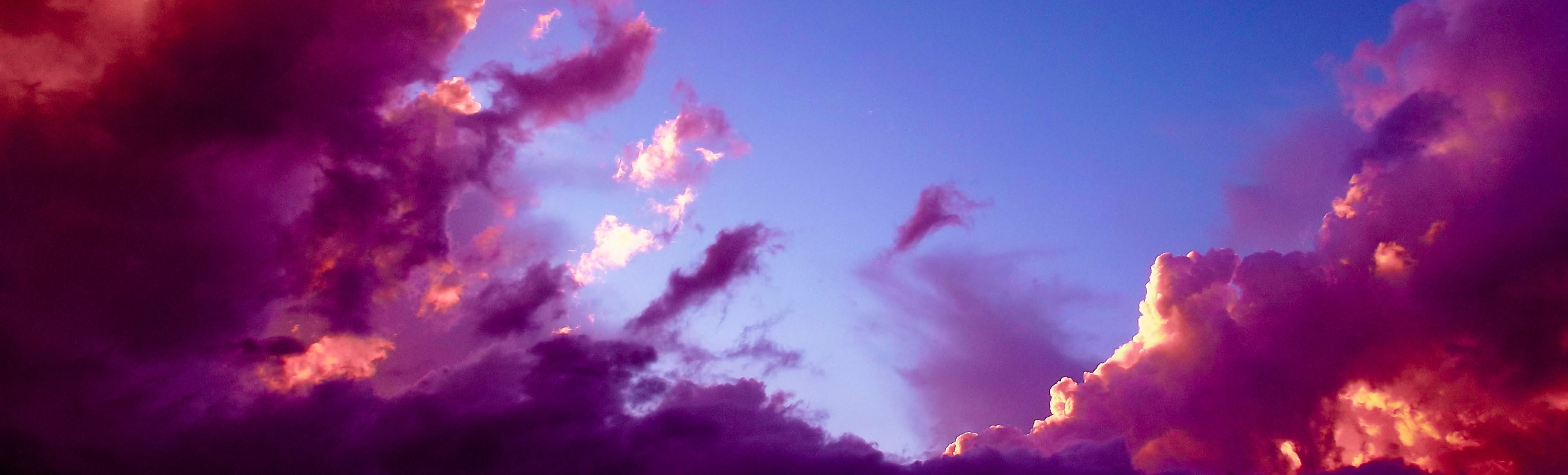 clouds during a sunset